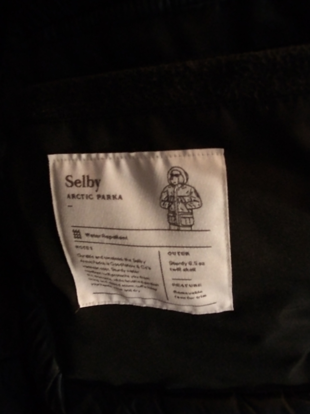 Goodfellow & Co Selby Black Arctic Parka with Faux-Fur Trimmed Hood Mens L - Picture 6 of 14